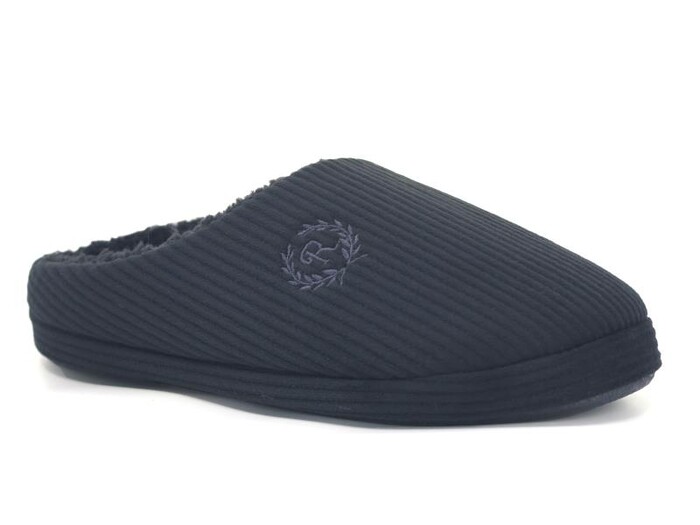 Auris Merdane Termo Taban Fitilli Gondol(41-45) Ev Terliği Siyah - Auris