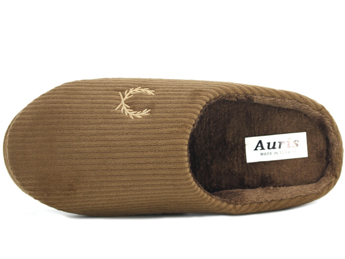 Auris Merdane Termo Taban Fitilli Gondol(41-45) Ev Terliği Açık Kahve - Auris (1)