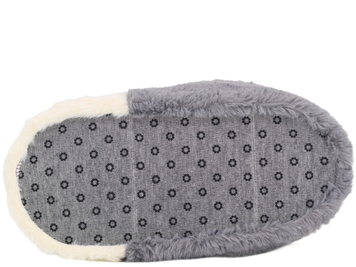 Auris Merdane SL Hayvanlı Köpek Ev Ayakkabısı Köpekli Gri - 3