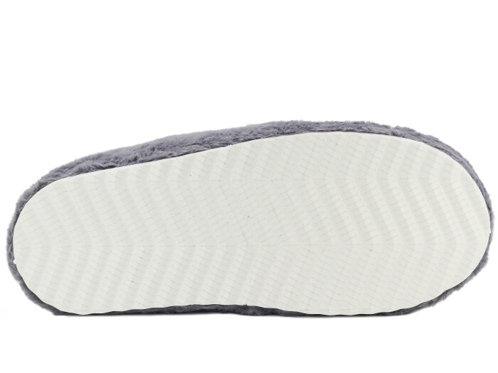 Auris Zenne 127 Tavşanlı Gondol Ev Terliği Gri - 3