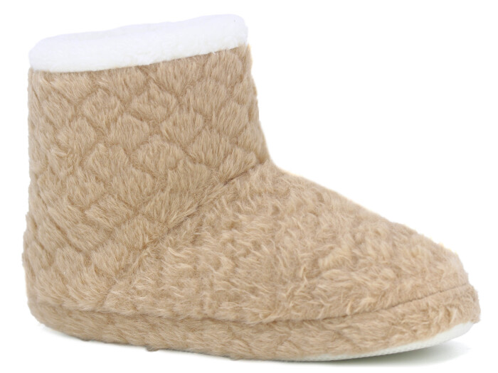 Auris Zenne 2025 Baklava Desen Ev Botu Camel - 1