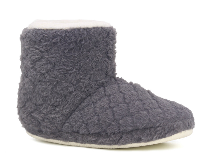 Auris Zenne 2025 Baklava Desen Ev Botu Gri - 1