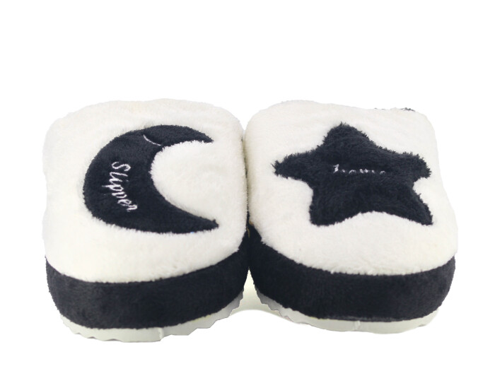 Auris Zenne 210 BR Ay Yıldız Atom Ev Terliği Siyah - Auris