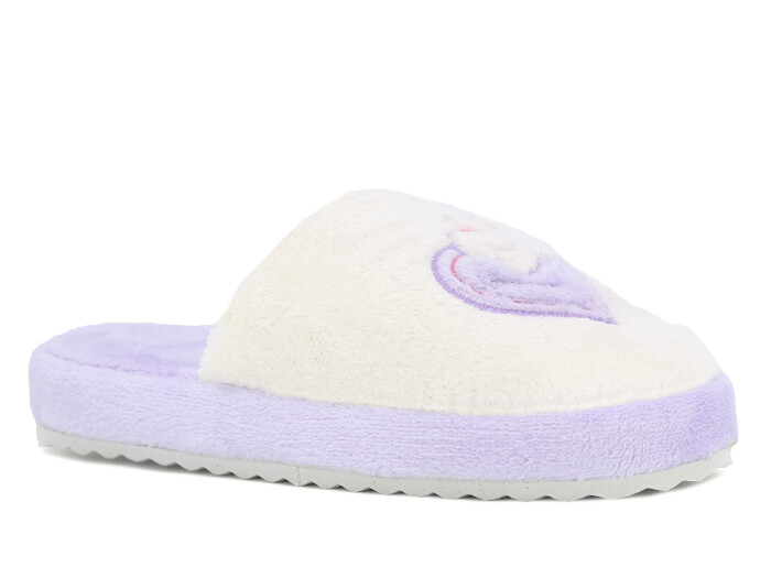 Auris Zenne 210 BR Kalpli Tavşan Atom Ev Terliği Lila - Auris