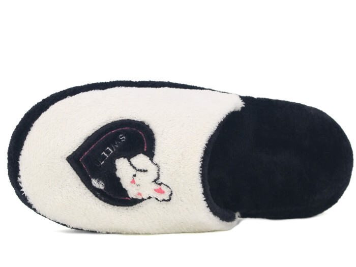 Auris Zenne 210 BR Kalpli Tavşan Atom Ev Terliği Siyah - Auris (1)