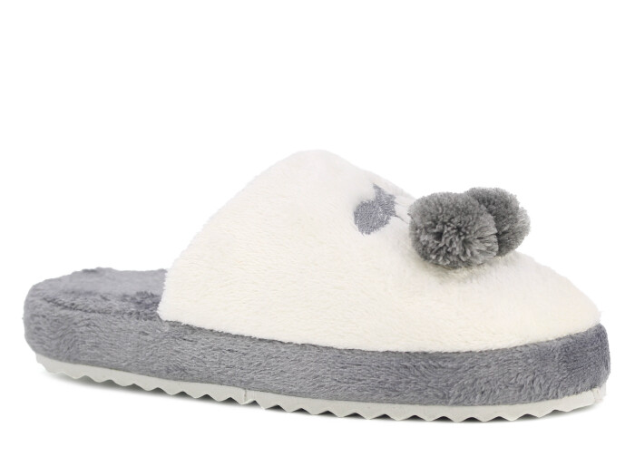 Auris Zenne 210 BR Kiraz Atom Ev Terliği Gri - 1