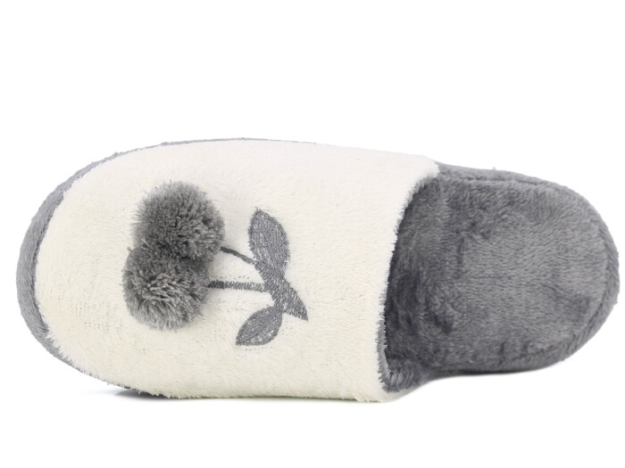 Auris Zenne 210 BR Kiraz Atom Ev Terliği Gri - Auris (1)