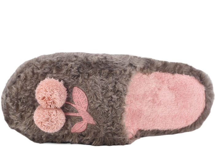 Auris Zenne 210 BR Kiraz Atom Ev Terliği Kahve - Auris (1)