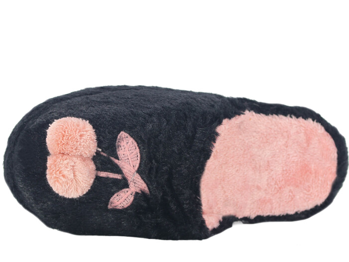 Auris Zenne 210 BR Kiraz Atom Ev Terliği Siyah - 2