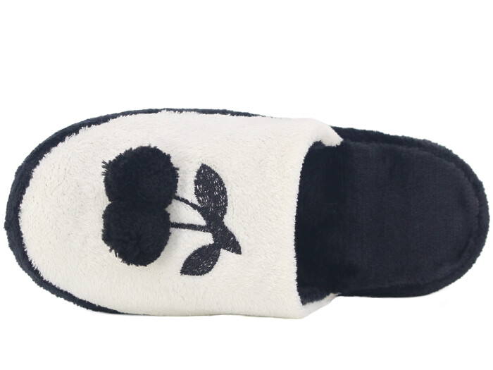 Auris Zenne 210 BR Kiraz Atom Ev Terliği Siyah - Auris (1)