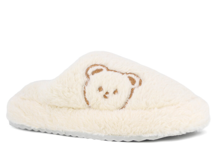 Auris Zenne 539 Ayıcıklı Gondol AYB Ev Terliği Ayıcıklı Ekru - 1