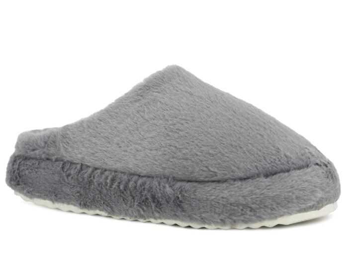 Auris Zenne 539 Düz Gondol AYB Ev Terliği Gri - Auris