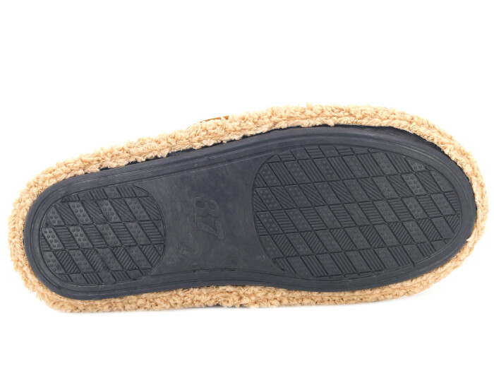 Auris Zenne Düğmeli Havlu Ev Terliği Bej - 3