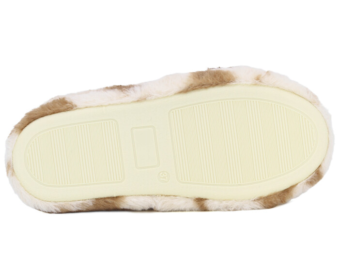 Auris Zenne Termo Taban E Dalmaçyalı Kapalı Gondol Ev Terliği Bej - Haki - 3