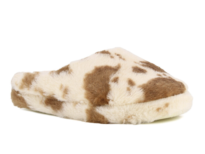 Auris Zenne Termo Taban E Dalmaçyalı Kapalı Gondol Ev Terliği Bej - Haki 