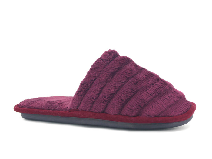 Auris Zenne Fitilli Ev Terliği Bordo - Auris