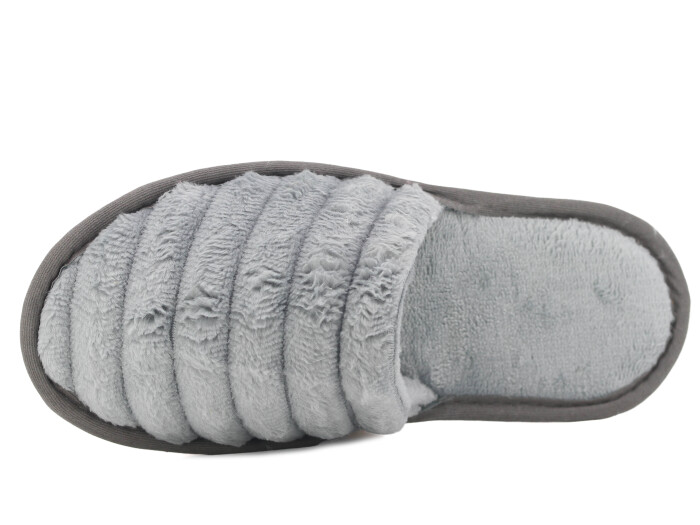 Auris Zenne Fitilli Ev Terliği Gri - Auris (1)