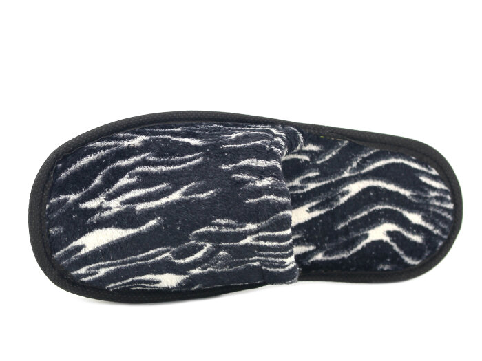 Auris Zenne HSN Çanak Terlik Siyah Zebra - Auris (1)