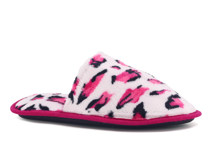 Auris Zenne İthal Çanak Terlik Leopar Pembe 