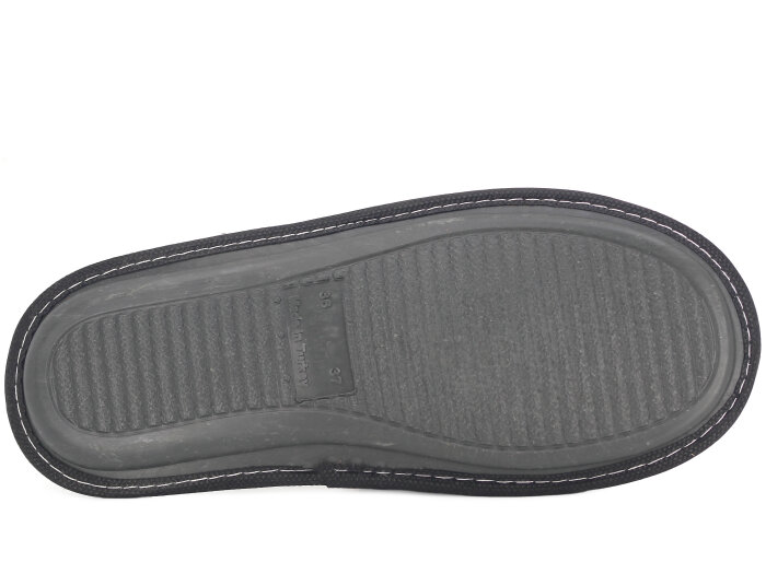 Auris Zenne Kadife Çanak Terlik Kahve - Siyah - 3