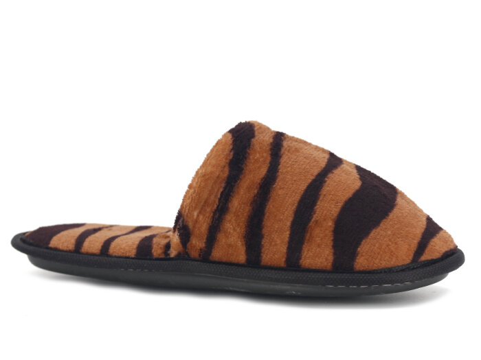 Auris Zenne Kadife Çanak Terlik Kahve - Siyah - 1