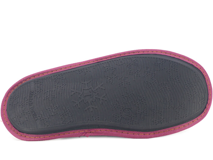 Auris Zenne Kadife Çanak Terlik Kedili Bordo - 3