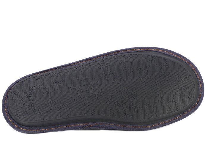 Auris Zenne Kadife Çanak Terlik Kedili Lacivert - 3