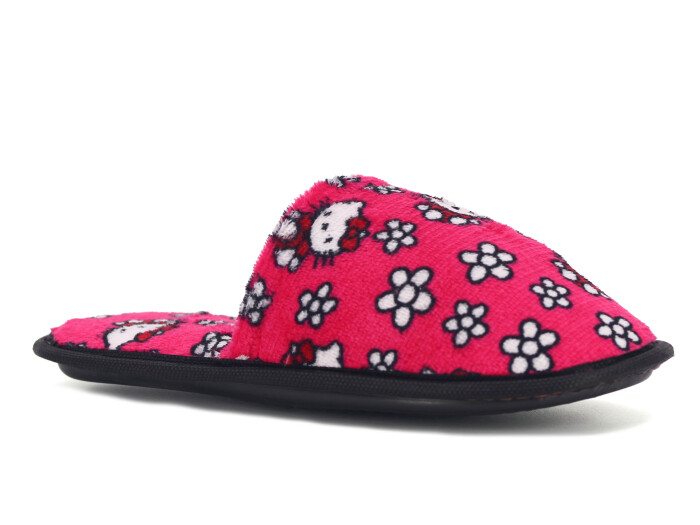 Auris Zenne Kadife Çanak Terlik Kedili Pudra - Auris