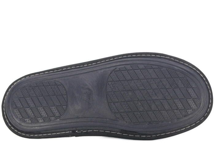 Auris Zenne Kadife Çanak Terlik Siyah - 3