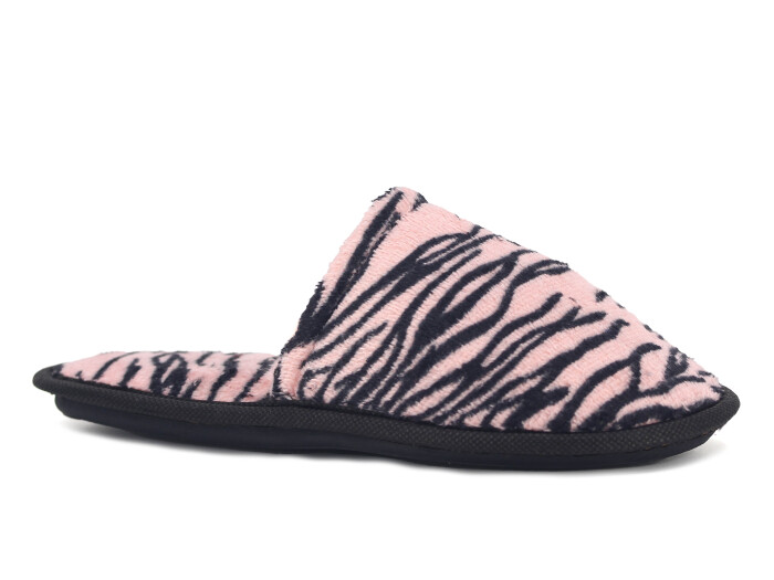 Auris Zenne Kadife Çanak Terlik Siyah - Pudra 