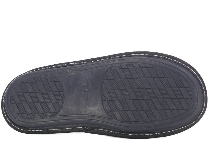 Auris Zenne Kadife Çanak Terlik Siyah - Yeşil - 3