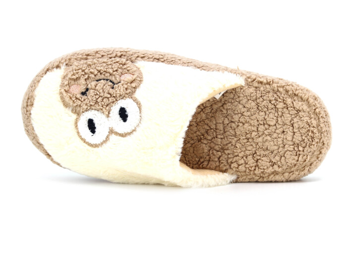 Auris Zenne 127 Kurbağa Kapalı Ev Terliği Kurbağalı Kahve - Auris (1)