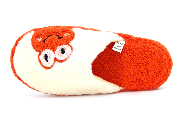 Auris Zenne 127 Kurbağa Kapalı Ev Terliği Kurbağalı Turuncu - Auris (1)