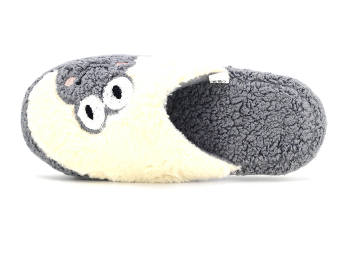 Auris Zenne 127 Kurbağa Kapalı Ev Terliği Kurbağalı Gri - Auris (1)