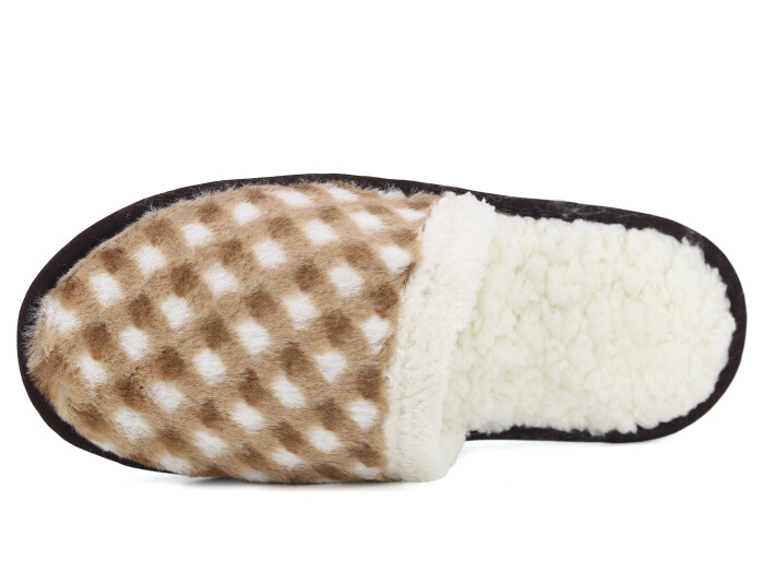 Auris Zenne Kürk Ev Terliği Bej - Auris (1)