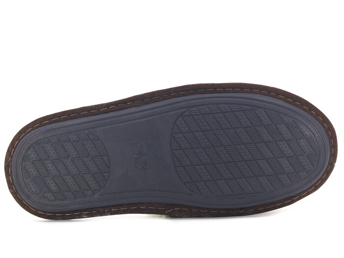 Auris Zenne Kürk Ev Terliği Bej - 3