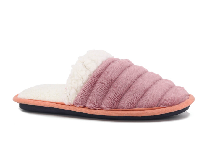 Auris Zenne Kürk Ev Terliği Pembe - Auris