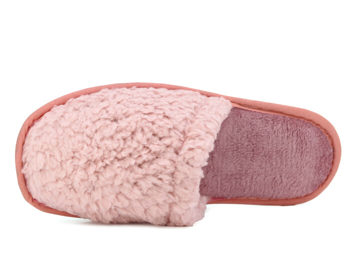 Auris Zenne Kürk Ev Terliği Pudra - 2