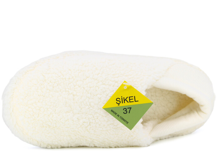 Auris Zenne ŞK Lastikli Ev Ayakkabısı Beyaz - Auris (1)