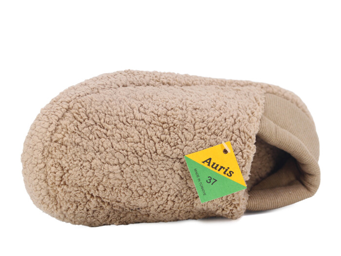 Auris Zenne ŞK Lastikli Ev Ayakkabısı Vizon - Auris (1)