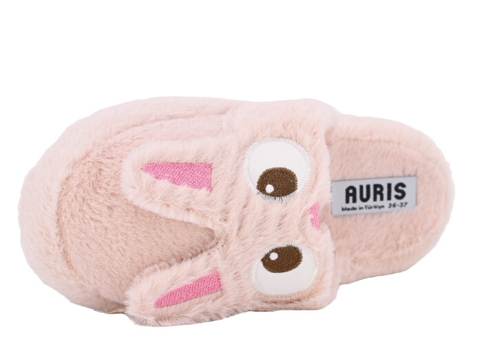 Auris Zenne MY Hayvanlı Kapalı Ev Terliği Tavşanlı Pembe - Auris (1)