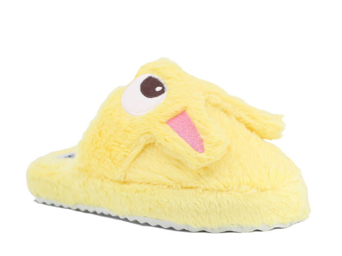 Auris Zenne MY Hayvanlı Kapalı Ev Terliği Tavşanlı Sarı - Auris