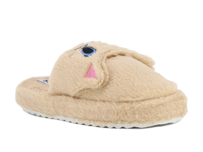 Auris Zenne MY Hayvanlı Kapalı Ev Terliği Kedili Vizon - Auris