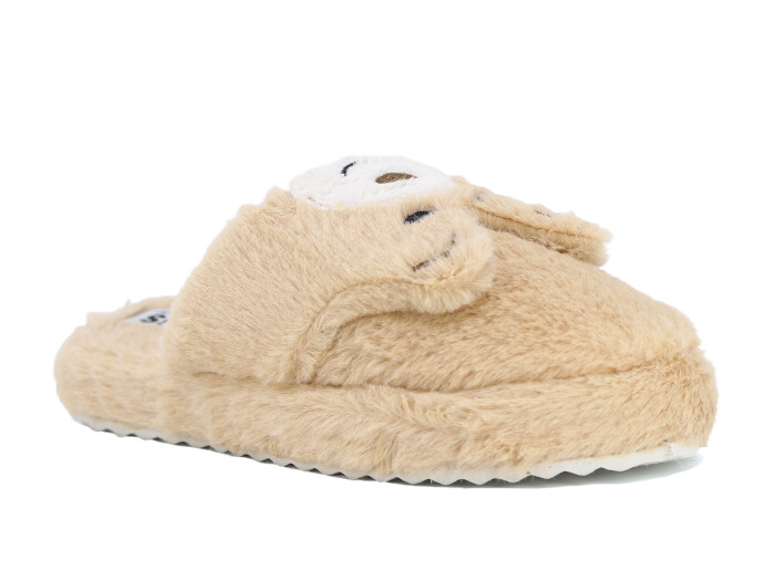 Auris Zenne MY Hayvanlı Kapalı Ev Terliği Pandalı Vizon - Auris