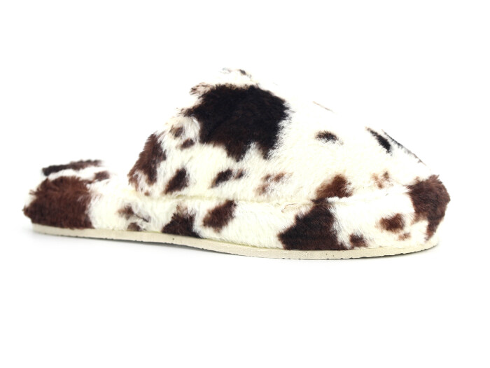 Auris Zenne MS Kapalı Atom Ev Terliği Dalmaçyalı Kahve - Auris