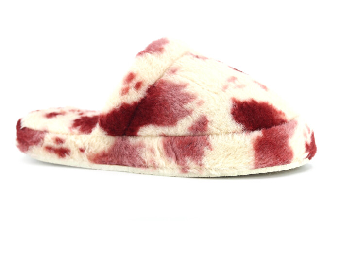 Auris Zenne MS Kapalı Atom Ev Terliği Dalmaçyalı Kırmızı - Auris