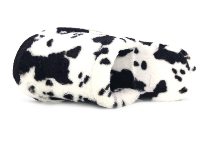 Auris Zenne MS Kapalı Atom Ev Terliği Dalmaçyalı Siyah - Beyaz - Auris (1)