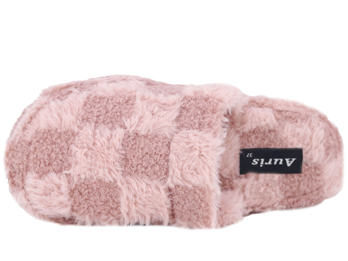 Auris Zenne MS Kapalı Atom Ev Terliği Kareli Pembe - Auris (1)