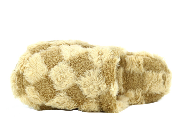 Auris Zenne MS Kapalı Atom Ev Terliği Kareli Vizon - Auris (1)