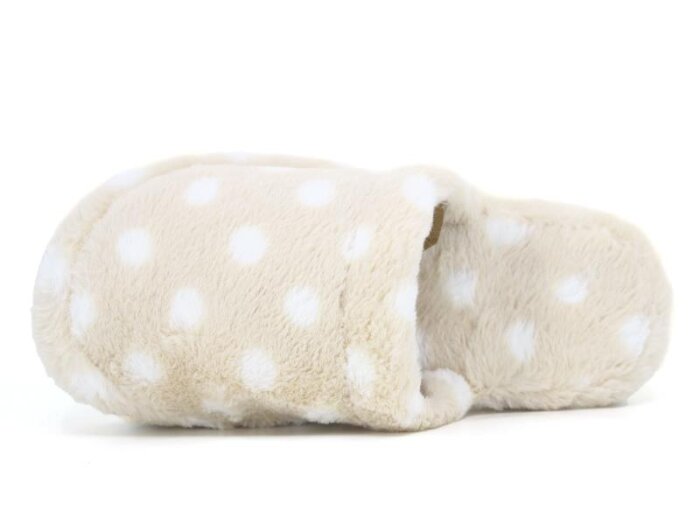 Auris Zenne MS Kapalı Atom Ev Terliği Puantiyeli Bej - Auris (1)